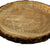 KLEO Serving Tray Platter Dish for Home and Kitchen Tableware Serveware - Wooden - 12" & 16" Diameter - Brown