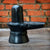 KLEO Baahubali Design Big Size Grey/Black Natural Stone Shiva Lingam Shiv Ling Idol Murti for Daily Pooja Purpose- 4.25, 5 inches