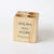 IVEI Sleek Pine Wood Rectangular Pen Stand for Father - Pen/Pencil Holder - Minimalistic Office Desk Organizer with Quote - Wooden Stationery Holder for Office and Study Table - Unique Budget Gifts