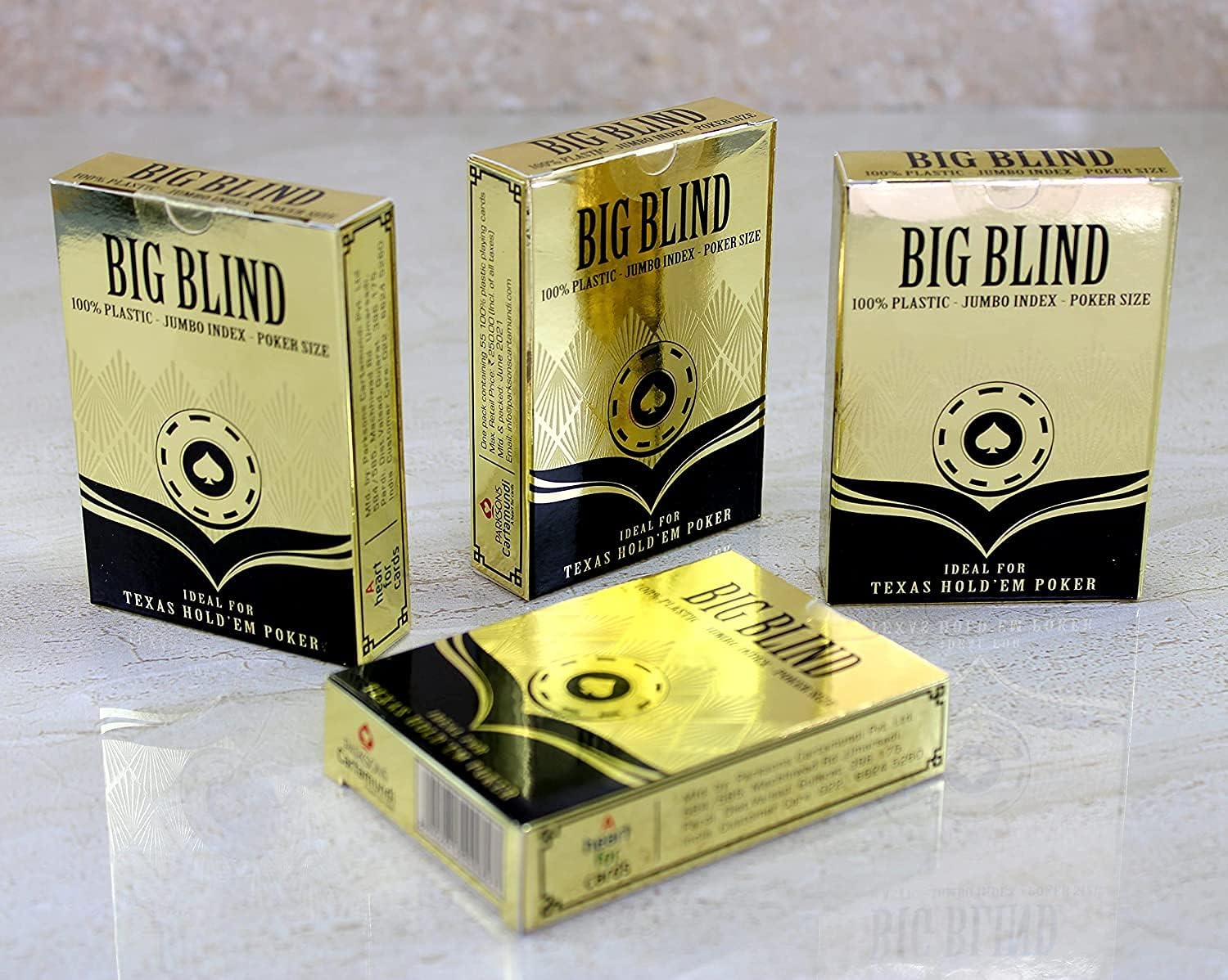 StonKraft Plastic Playing Cards | Poker Size Cards (Set of 2) Poker Playing Cards for Flash, Rummy, Bridge, Party Games