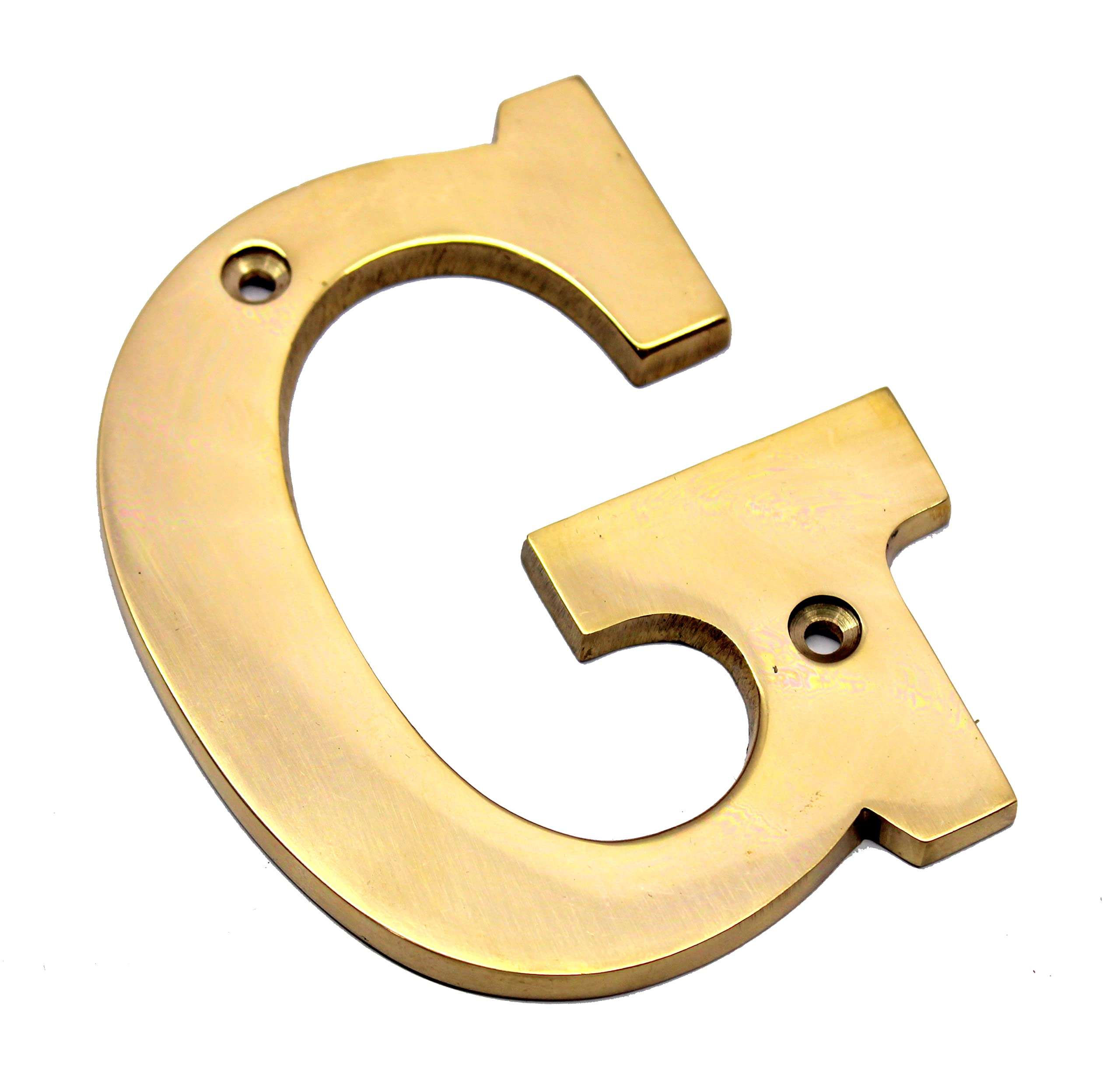 eSplanade Brass House Hotel Door Name Alphabets - Wall Door Plaque Alphabet Letter - Golden - 4" Inches (All Alphabets- 4")