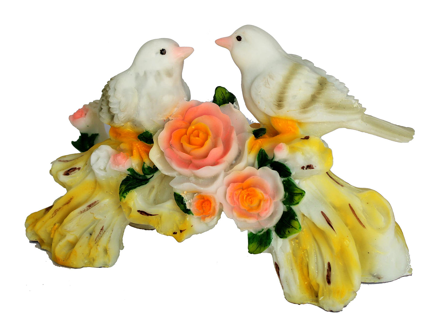 eSplanade Love Birds Showpiece | Bird Statue Romantic Couple Gift Decorative Showpieces Items (Multicolour)