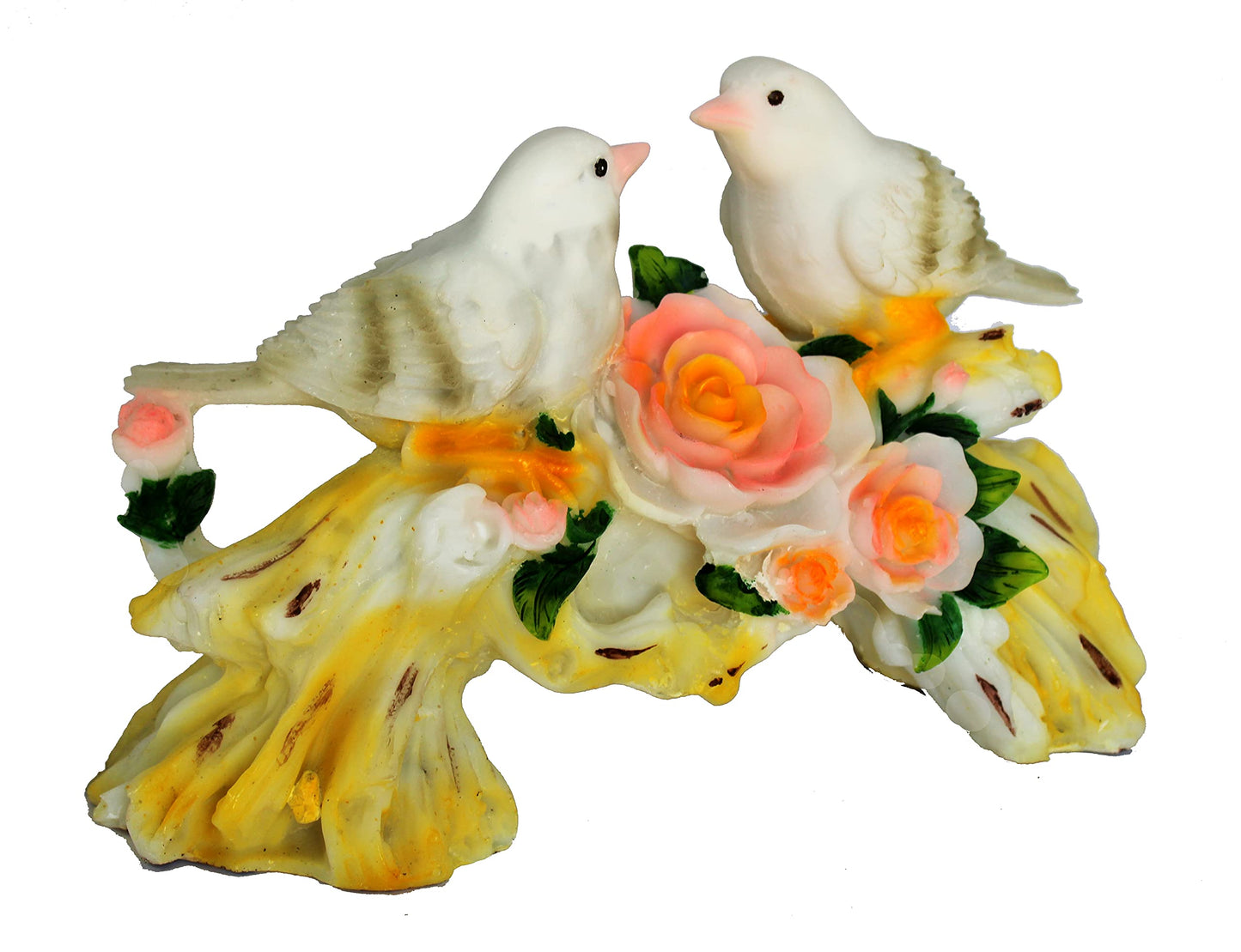 eSplanade Love Birds Showpiece | Bird Statue Romantic Couple Gift Decorative Showpieces Items (Multicolour)