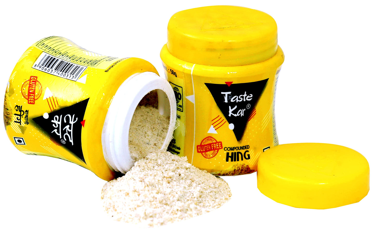 Tastekar Gluten Free Asafoetida Powder Hing Indian Spice | Compounded Heeng Asafetida Spice Powder-50 Gm