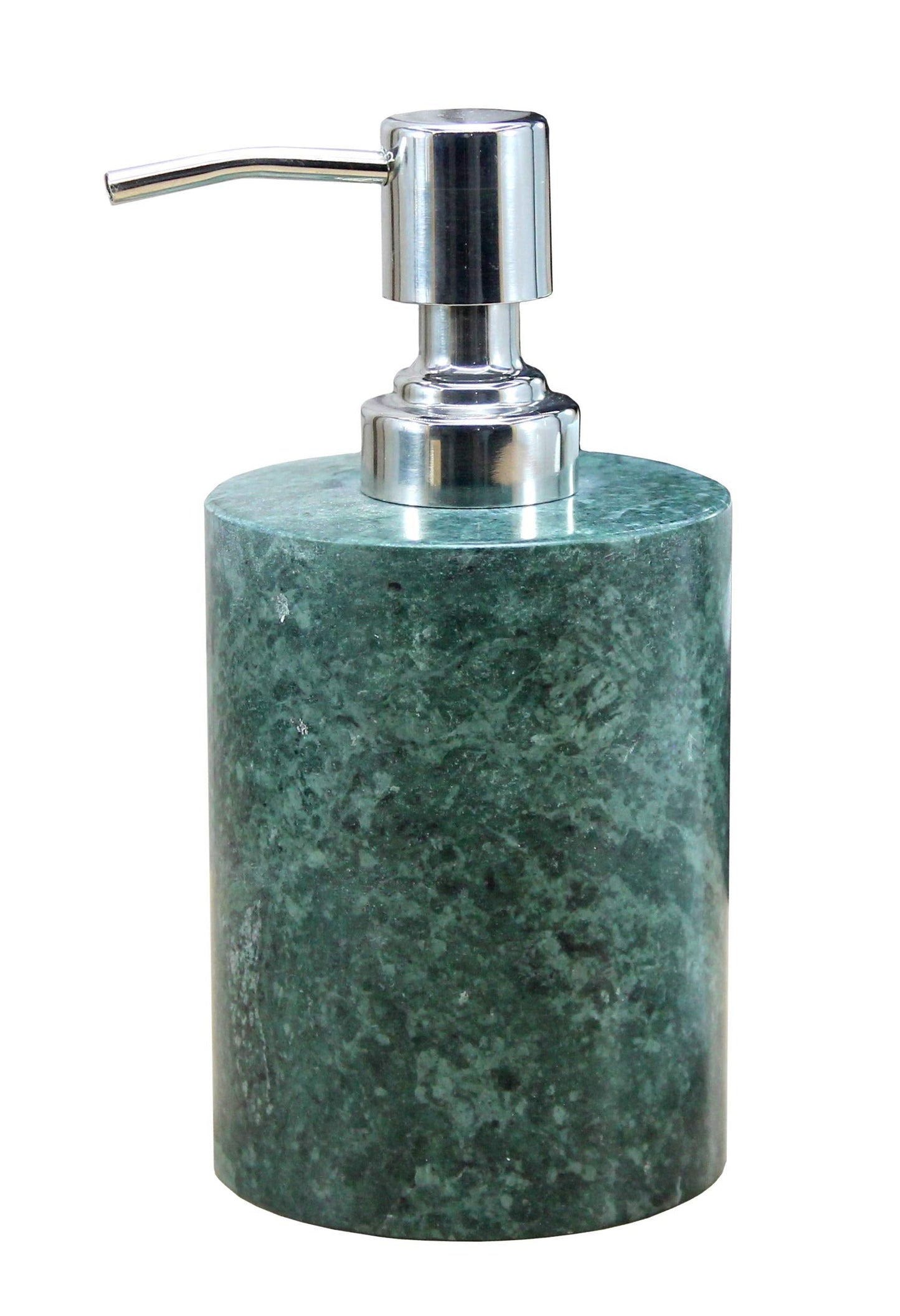 KLEO Soap Dispenser Lotion Dispenser - Made of Natural Stone - Luxury Bathroom Accessories Bath Set (Grey)