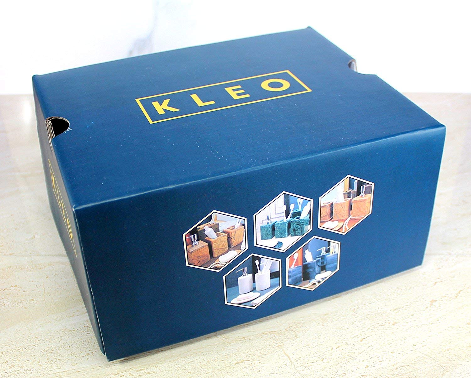 KLEO Marble Stone Mortar and Pestle Set as Okhli Musal Kharad Khallad Spice, Medicine Grinder Masher - 2.5" & 5" Diameter Natural (Beige)