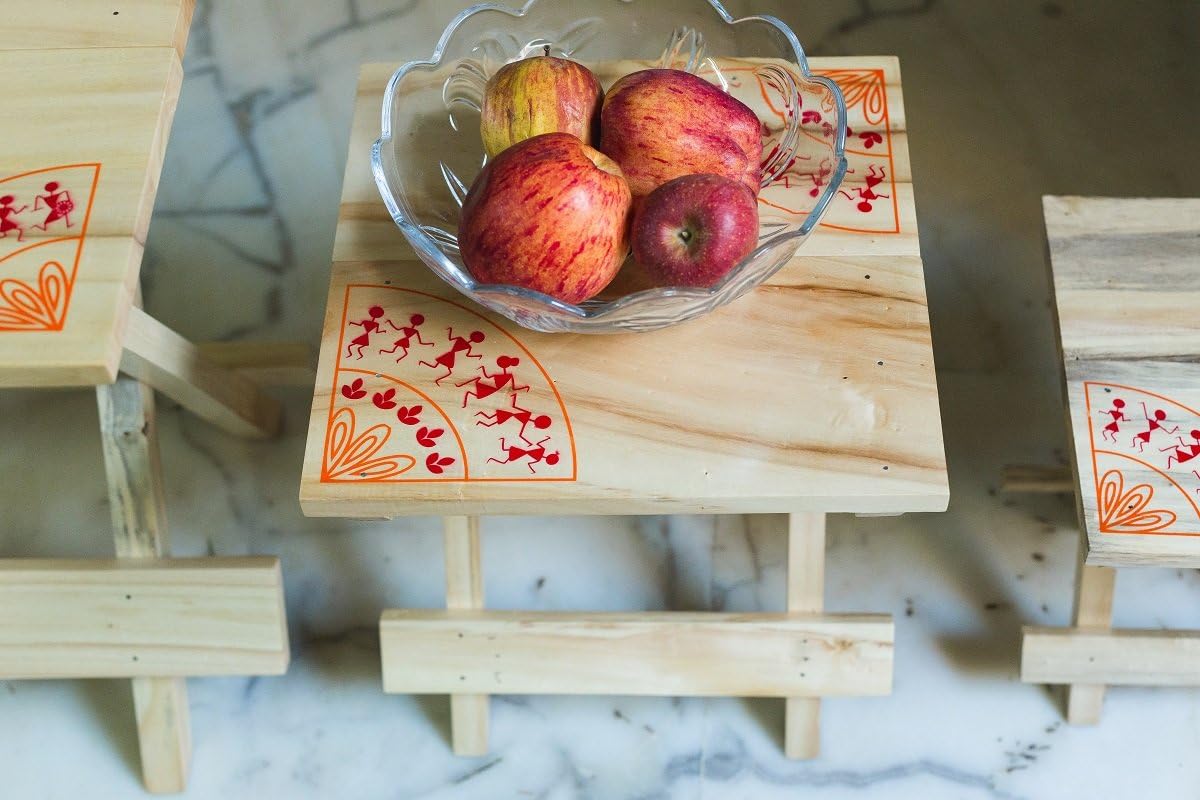 IVEI Warli Wooden Portable Folding Table - 3 sizes