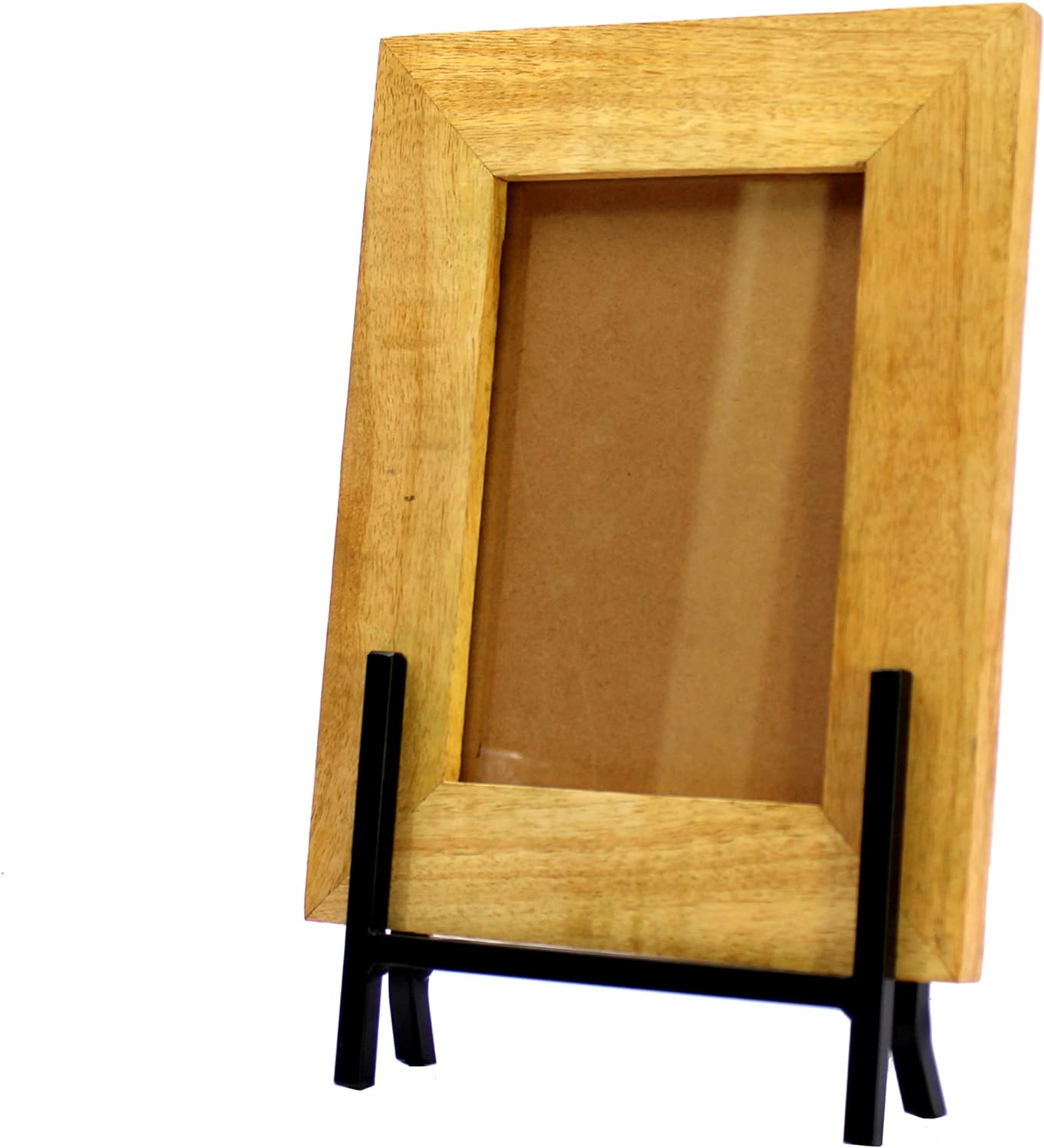 ESPLANADE Wooden Photo Frame with Metal Stand - 8" x 6" Inches