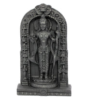 ESPLANADE Resin Ram Lalla Shri Ram Murti Idol Ayodhya Temple Statue Sculpture Decorative Idols (8.5 Inch Height) (Black)