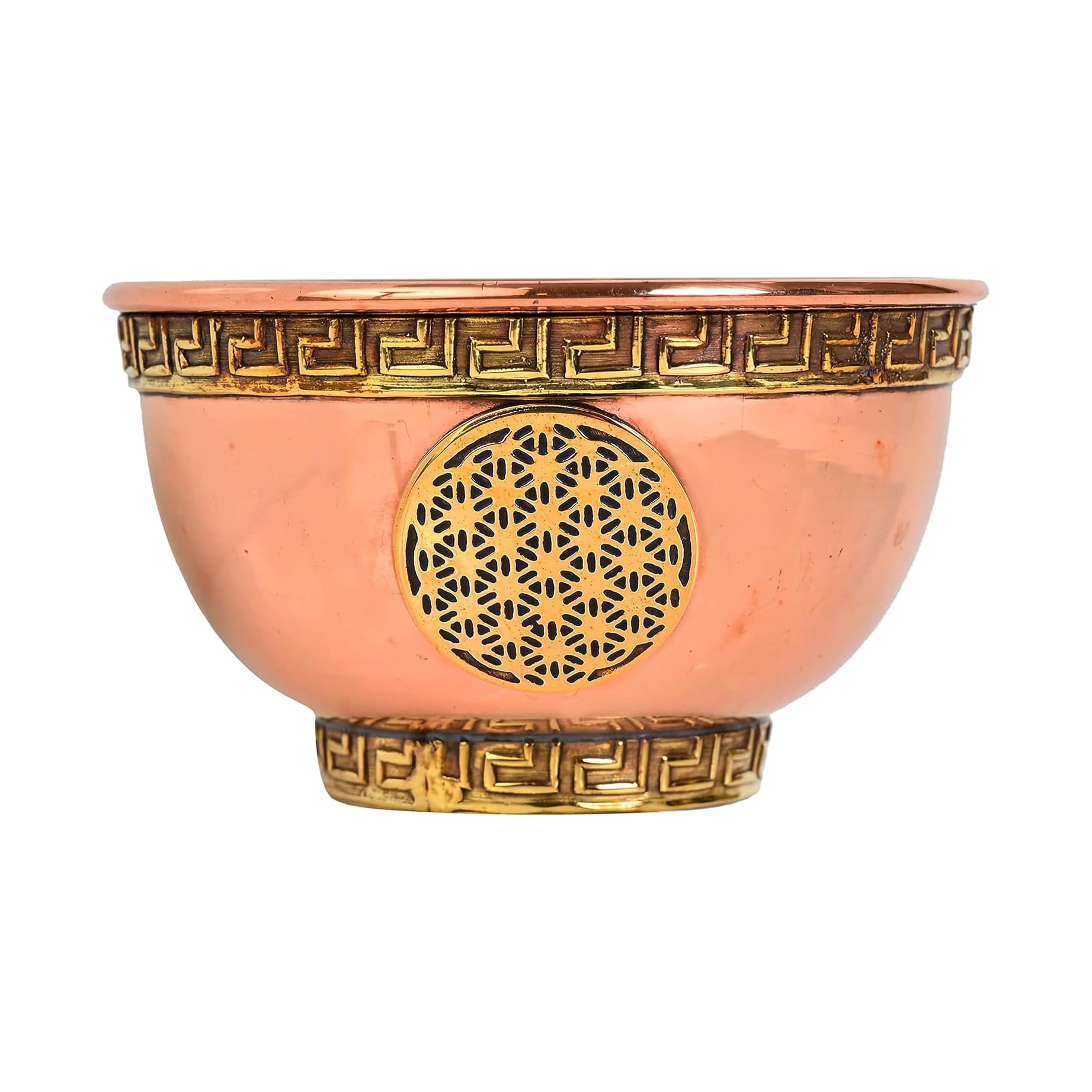 ESPLANADE 3" Copper Offering Bowl | Altar Bowl, Ritual Use, Incense Burner, Smudging Bowl, Decorative Bowl for Home Decor, Housewarming