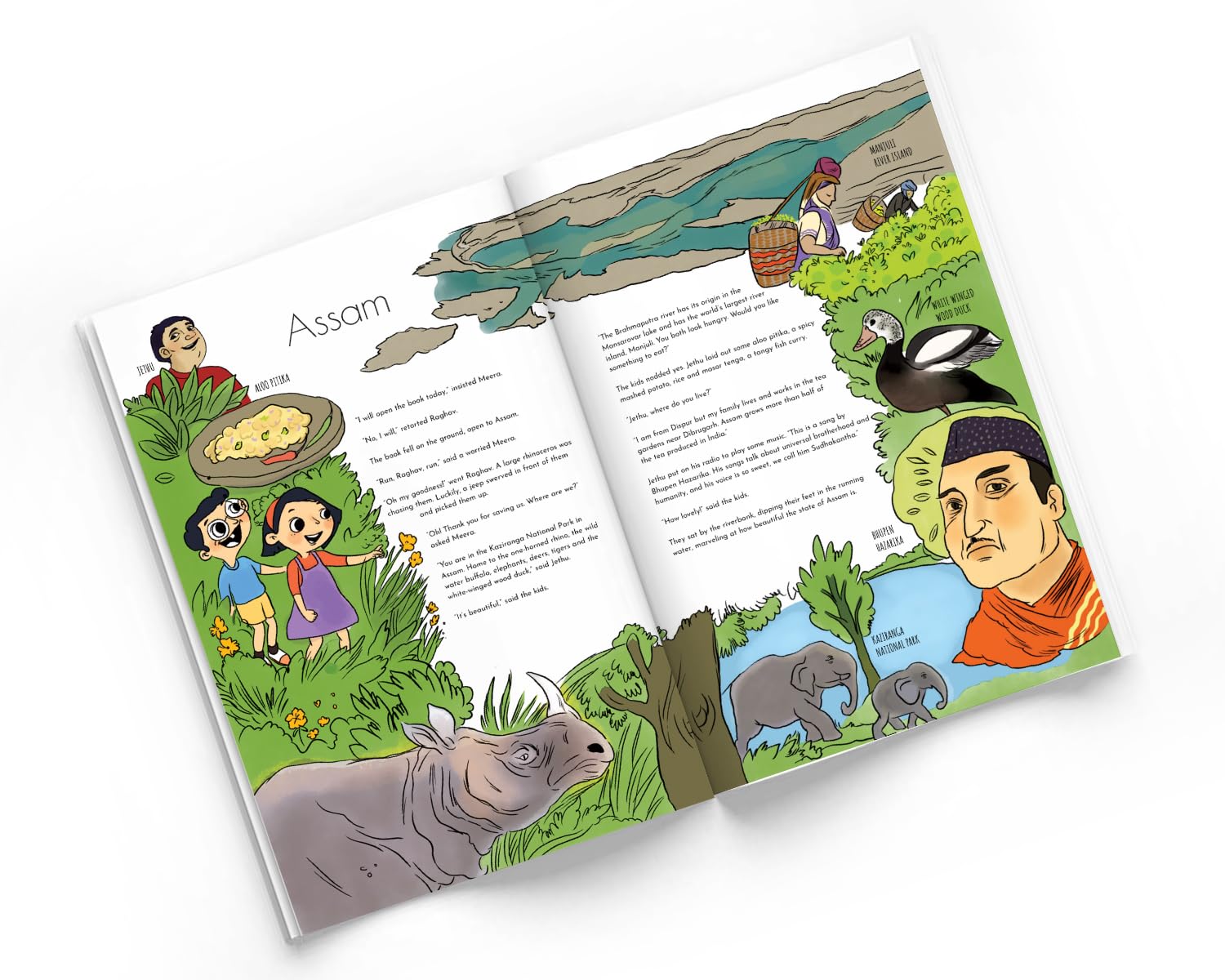 The Great Indian Travelogue - Magical journey across India | Kids travel book | Children's early learning picture book | Yug Books | Yug Publications
