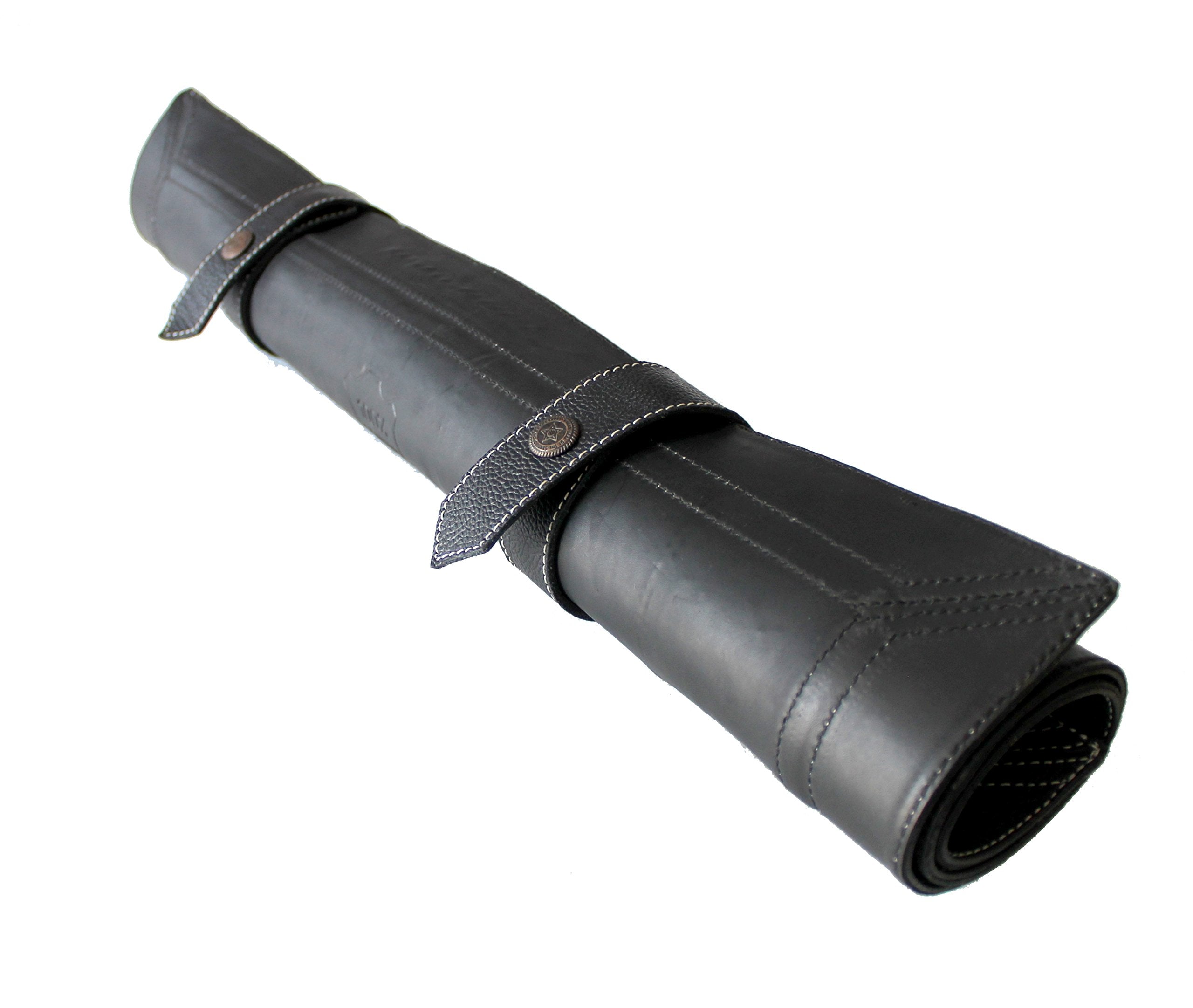 StonKraft - Big Size 19" x 19" Genuine Leather Chess Board | Roll-up Tournament Chess