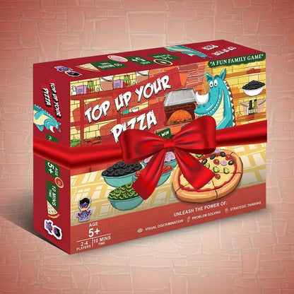 Pizza Games for Kids Ages 5-8, Unique Pizza Party Games, Cool Smart Learning Games Gifts for Boys and Girls, Fun Pretend Play Family Travel Games, Yuka Champs Educational Strategy Board Games