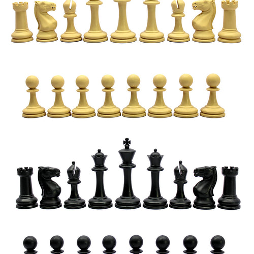 StonKraft - Tournament Chess Pieces (with Two Extra Queens) Chessmen Staunton Coins