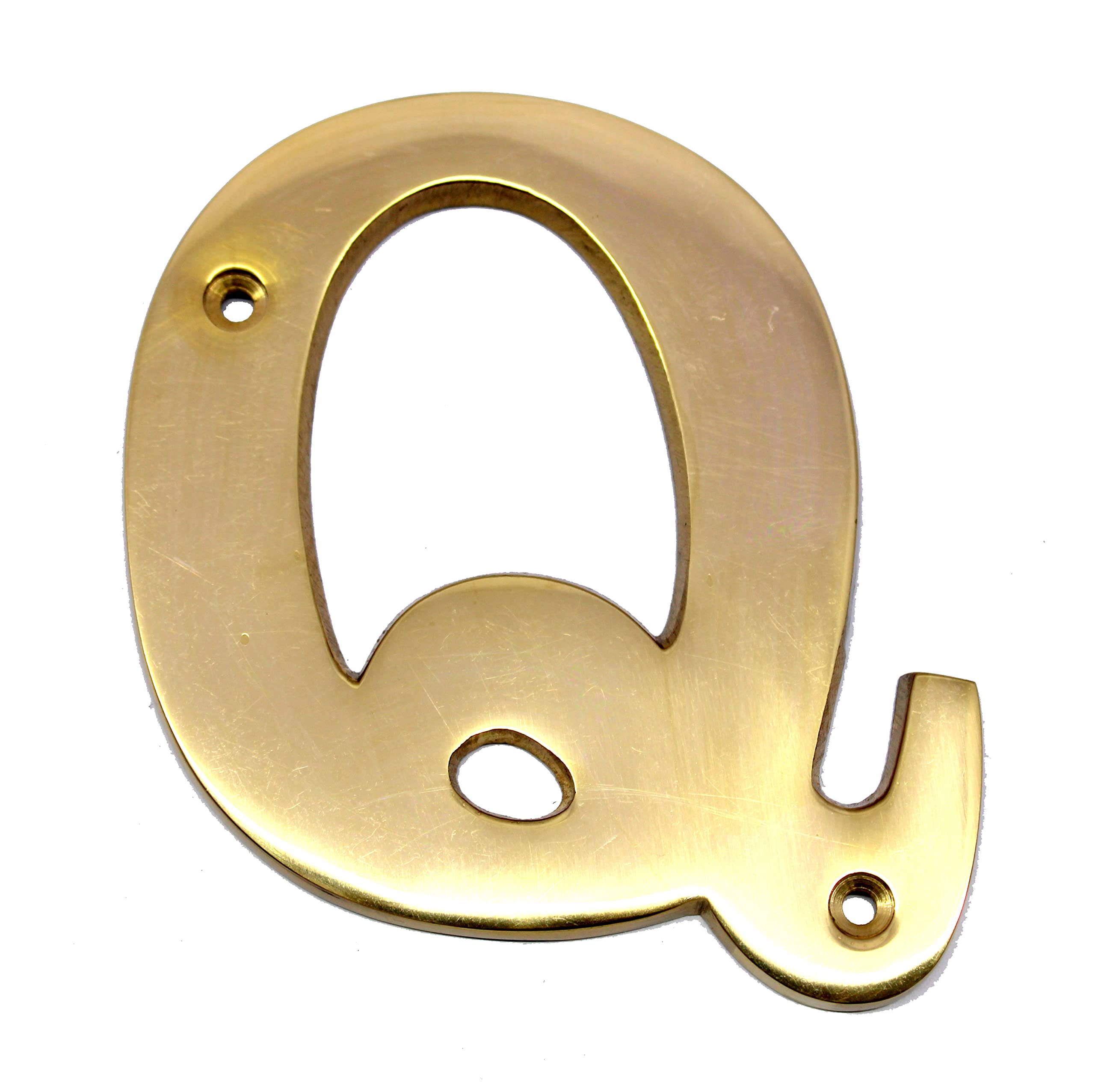 eSplanade Brass House Hotel Door Name Alphabets - Wall Door Plaque Alphabet Letter - Golden - 4" Inches (All Alphabets- 4")