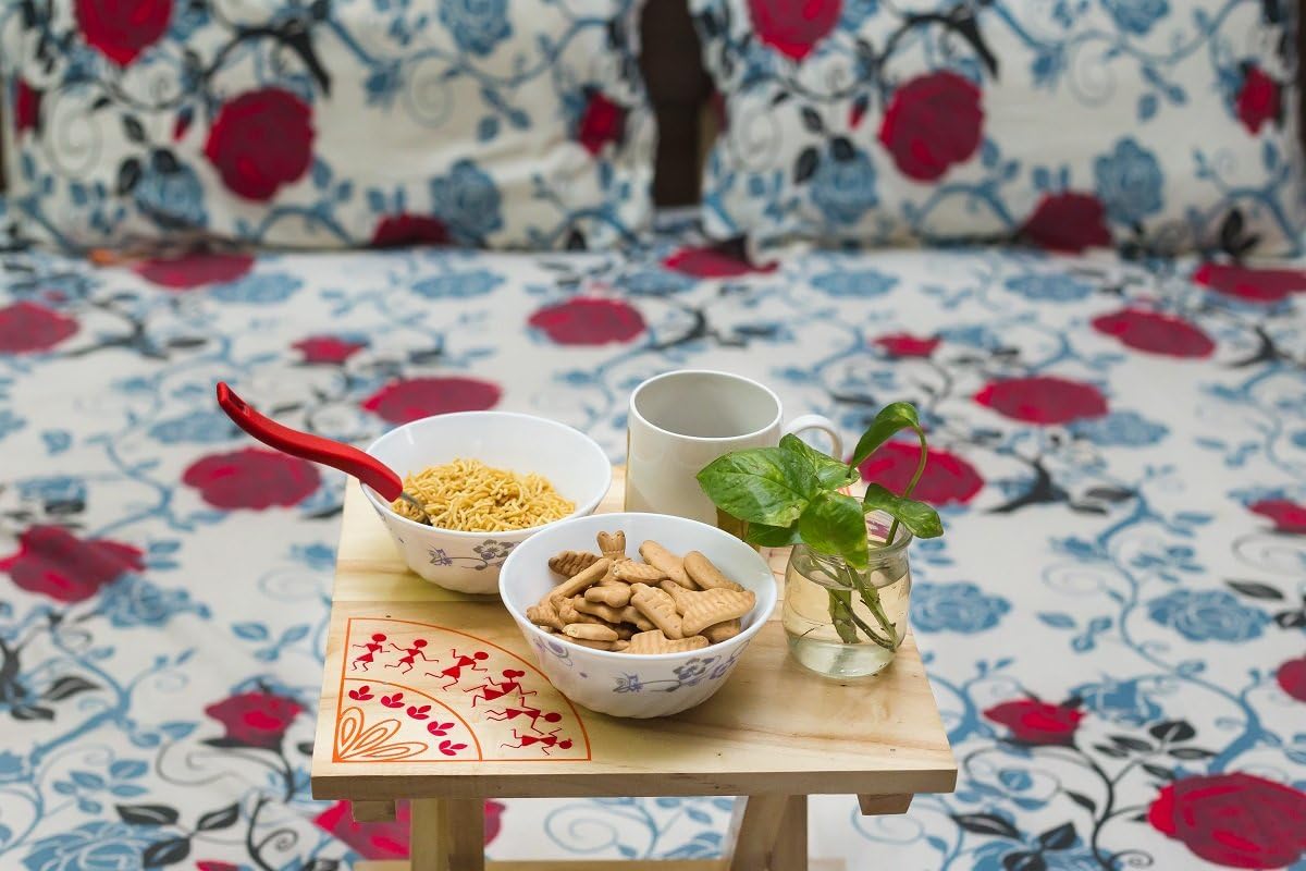 IVEI Warli Wooden Portable Folding Table - 3 sizes