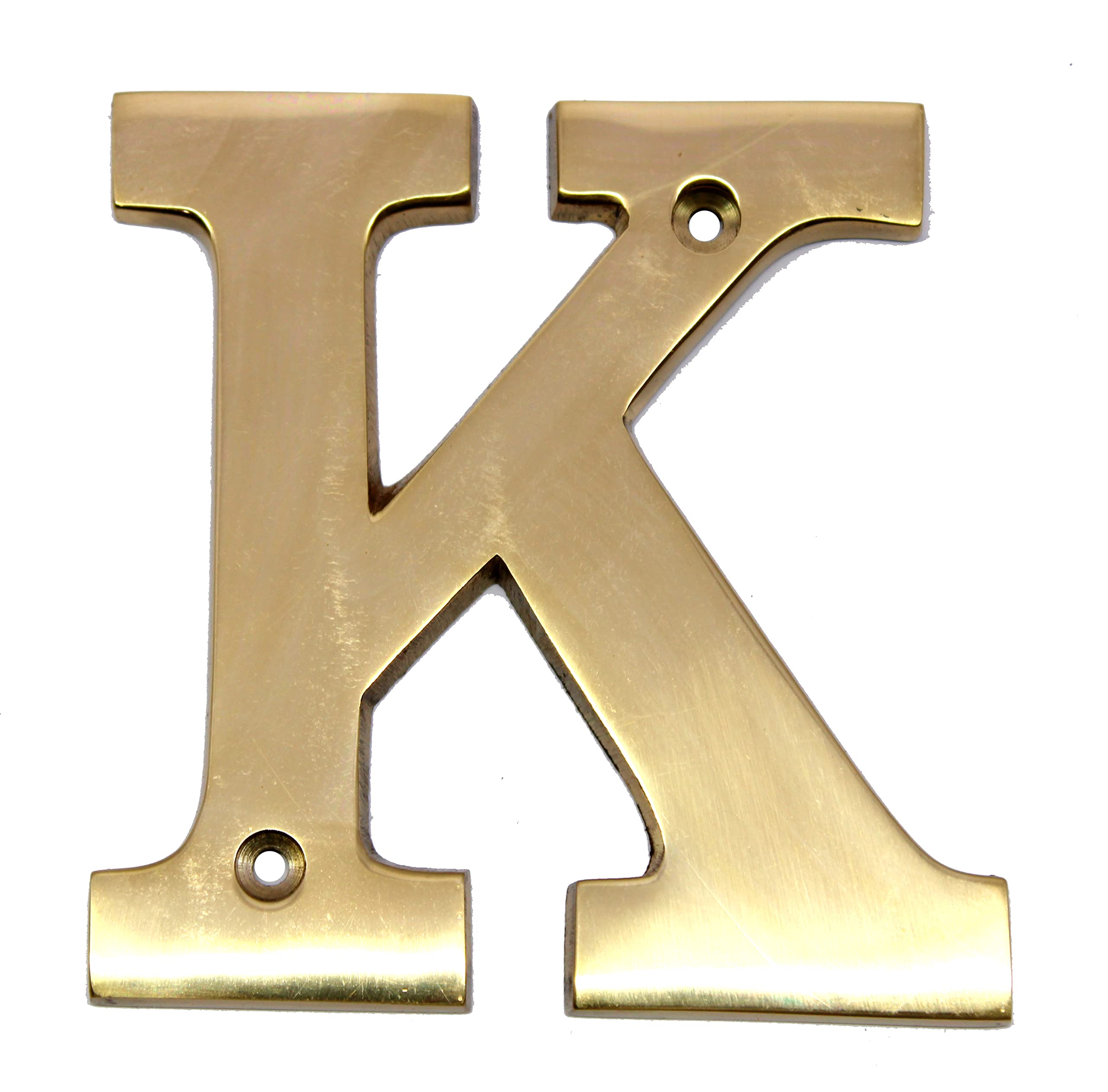 eSplanade Brass House Hotel Door Name Alphabets - Wall Door Plaque Alphabet Letter - Golden - 4" Inches (All Alphabets- 4")