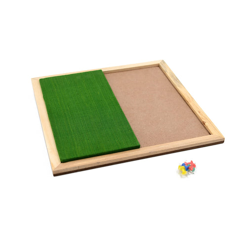 IVEI DIY Pin Board - Green -Wooden Craft - Hobby Board for Painting Wood Sheet Craft, Decoupage, Resin Art Work & Decoration