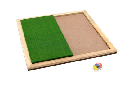 IVEI DIY Pin Board - Green -Wooden Craft - Hobby Board for Painting Wood Sheet Craft, Decoupage, Resin Art Work & Decoration