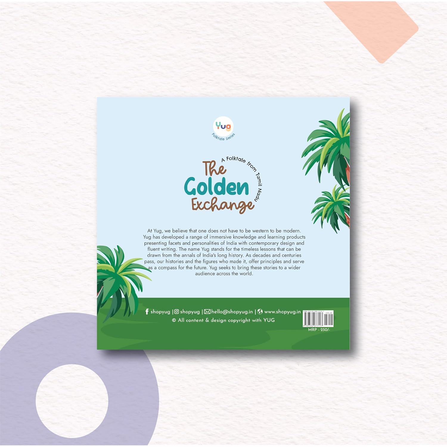 Yug Folk Books: The Golden Exchange - Story on Decision Making! Includes Engaging Activity for Kids. Ages 3 - 8 years. Perfect for Gifts too