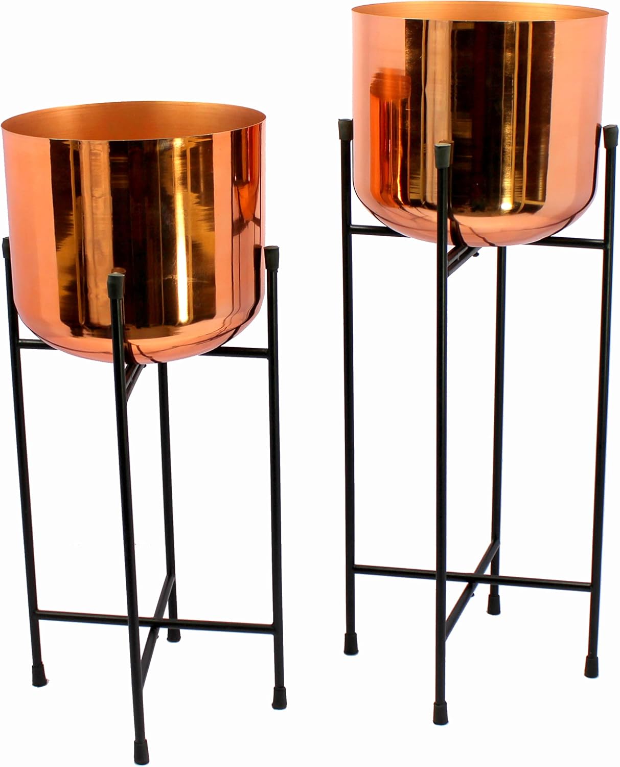 eSplanade Metal Flowerpot for Living Room Bedroom Garden Tabletop Planter