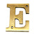 eSplanade Brass House Hotel Door Name Alphabets - Wall Door Plaque Alphabet Letter - Golden - 4" Inches ("A" Alphabet - 4") ("T" Alphabet - 4")