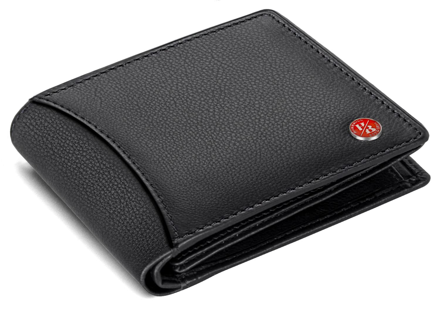 HORNBULL Themes Black RFID Blocking Leather Wallet for Men | Wallets Men Leather