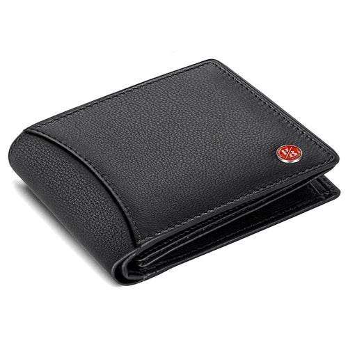 HORNBULL Migul Black Leather Wallet for Men