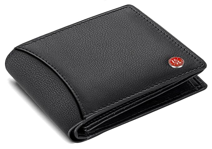 HORNBULL Migul Black Leather Wallet for Men