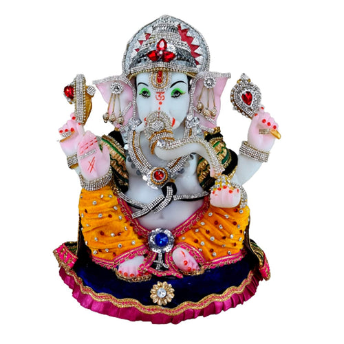 eSplanade Resin Ganesh Ganesha Ganpati Murti Idol Statue Sculpture | Pooja idols | Home Decor - 13.25