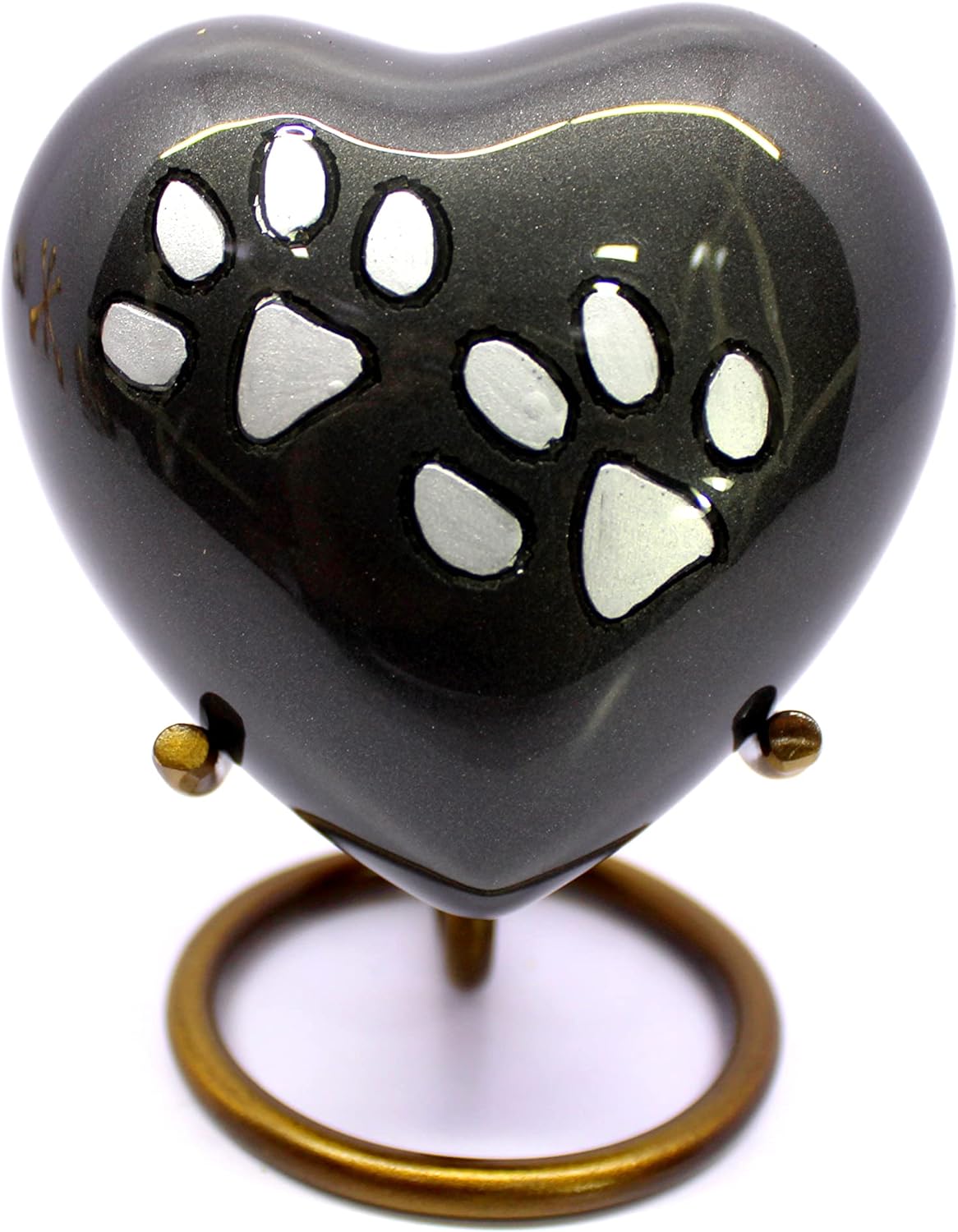 eSplanade cat Dog pet Cremation Mini Heart urn Keepsake Memorial | Small urn for Ashes Funeral Burial