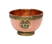 ESPLANADE 3" Copper Offering Bowl | Altar Bowl, Ritual Use, Incense Burner, Smudging Bowl, Decorative Bowl for Home Decor, Housewarming