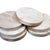IVEI DIY Thick Wooden Coasters Wood Canvas - Plain Wooden Coasters Shaped Blank Cutouts for Painting, Wooden Sheet Craft, Decoupage, Resin Art Work & Decoration - Set of 6