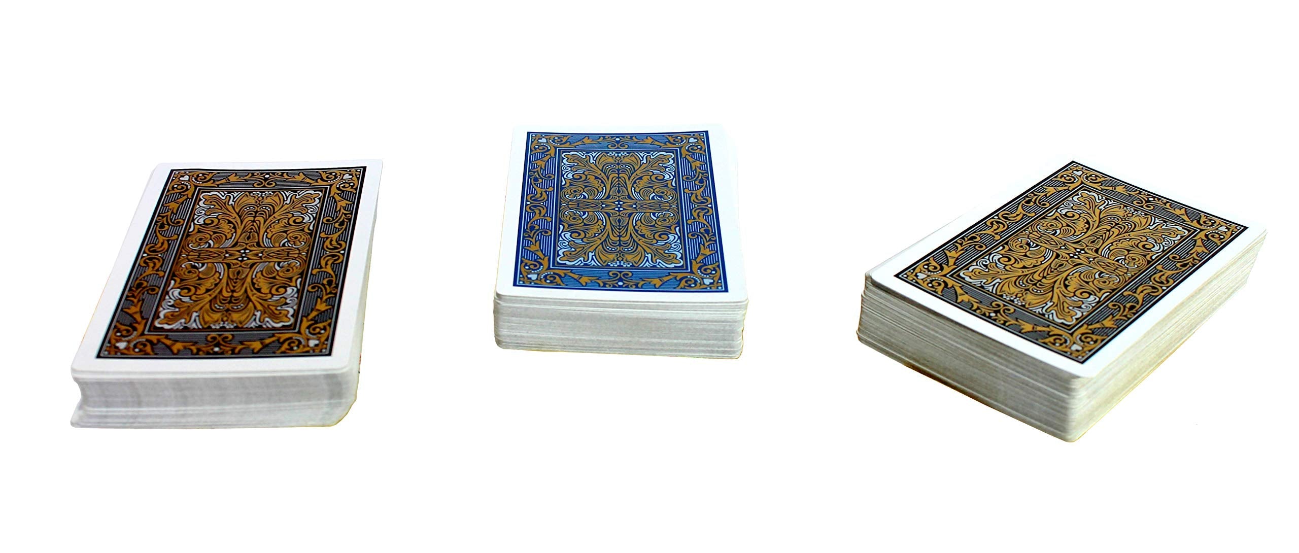 StonKraft Plastic Playing Cards | Poker Size Cards (Set of 2) Poker Playing Cards for Flash, Rummy, Bridge, Party Games