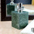 KLEO Soap Dispenser Lotion Dispenser - Made of Natural Stone - Bathroom Accessories Bath Set (Grey)