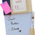 IVEI Warli Calendar with Pin Board & White Board - Magnet Board Calendar for Fridge - Utility Desk Calendar Dry Erase Board - Mini Calendar Fridge Magnet with Whiteboard & Pinboard - Brown, Green, Wine, Yellow, Blue