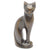 Pet Cremation Memorial Urn Cat Antique Bronze 9.5"