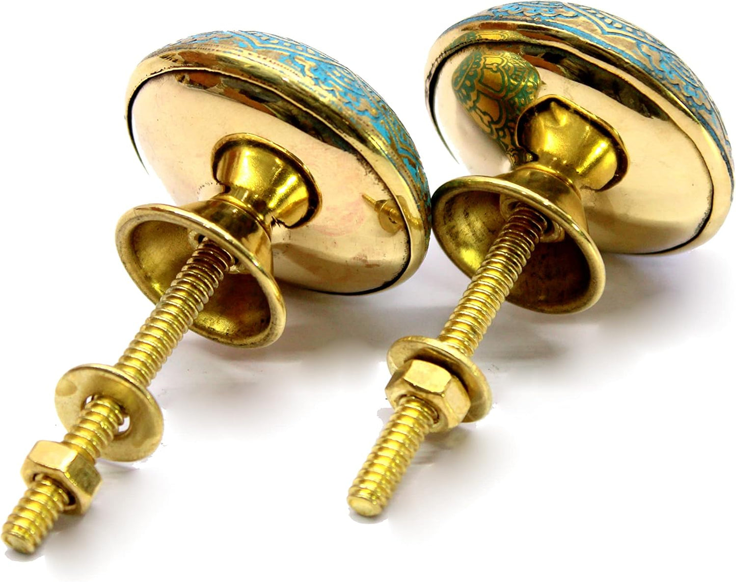 eSplanade Cupboard Drawer Copper Knobs | Drawer Handles | Cupboard Pulls - Set of 2