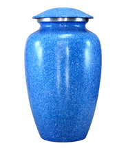 eSplanade Metal Cremation Urn Memorial Jar Pot Container | Full Size Printed Urn for Funeral Ashes Burial | Metal Urns | (Multicolor) - 10" Inches