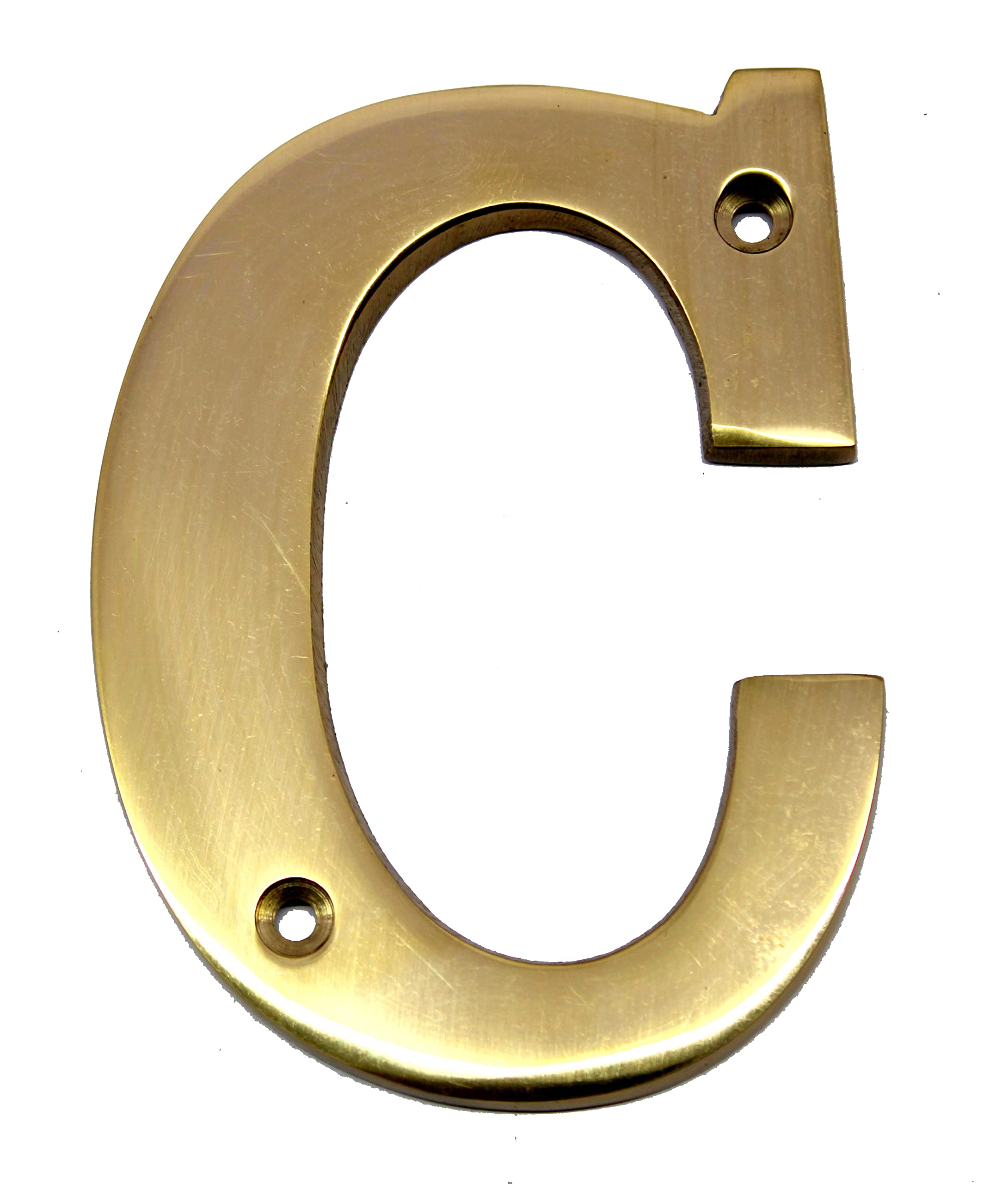eSplanade Brass House Hotel Door Name Alphabets - Wall Door Plaque Alphabet Letter - Golden - 4" Inches (All Alphabets- 4")