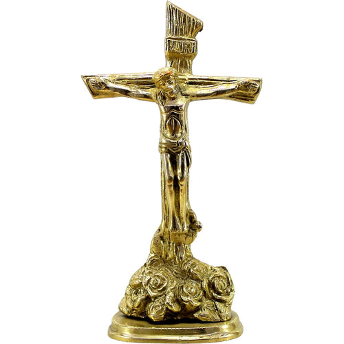 StonKraft Brass Holy Statue of Jesus Christ - Jesus Cross - Idol Statue Sculpture - 8