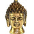 eSplanade Brass Buddha Face Wall Hanging Idol Statue Figurine Murti Showpiece | Buddha Head | Home Decor | Tibetan Buddhist Statue