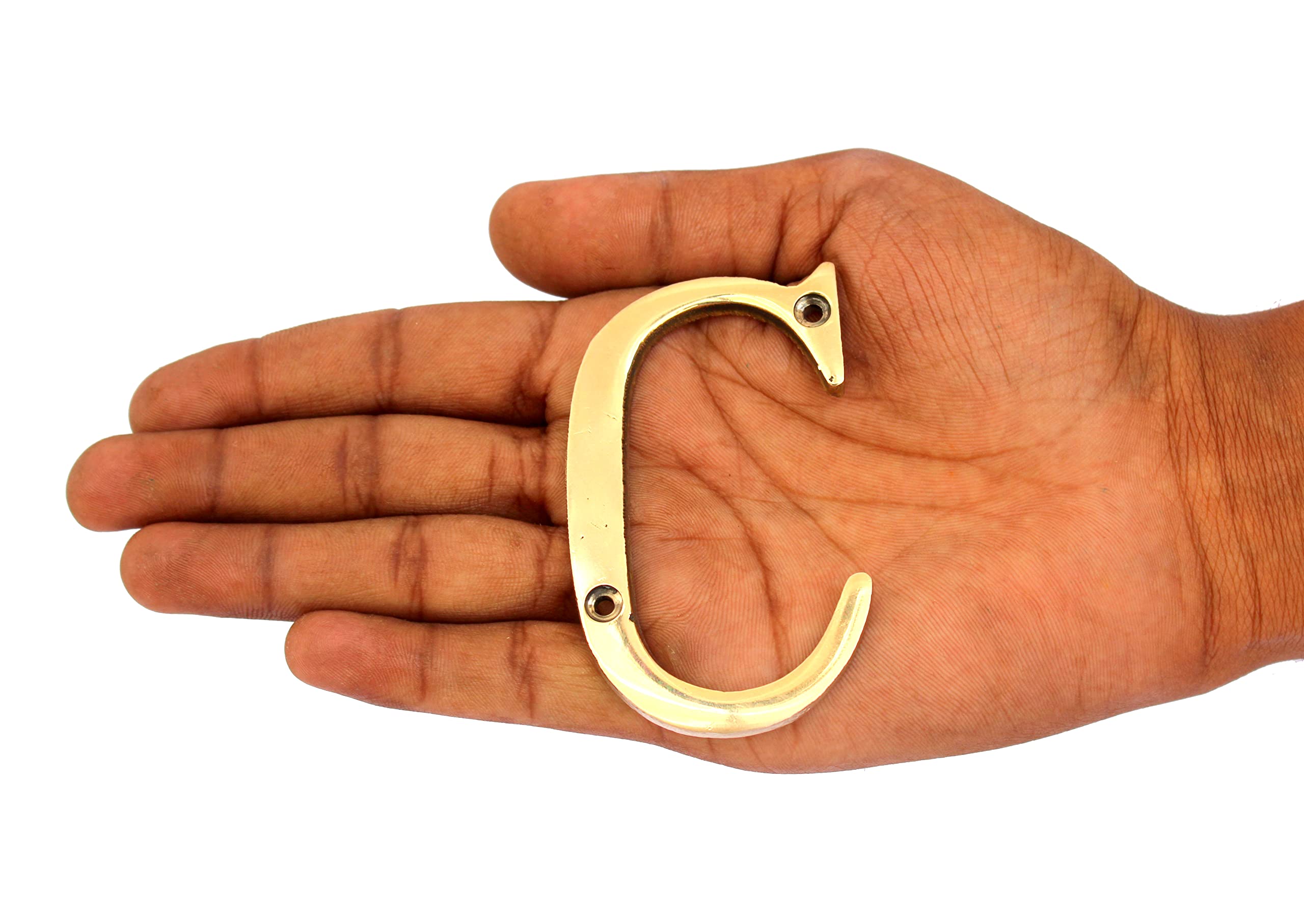 eSplanade - Brass House Hotel Door Name Alphabets - Wall Door Plaque Letter Alphabets - 3" Inches - Golden ("All Alphabet-3")