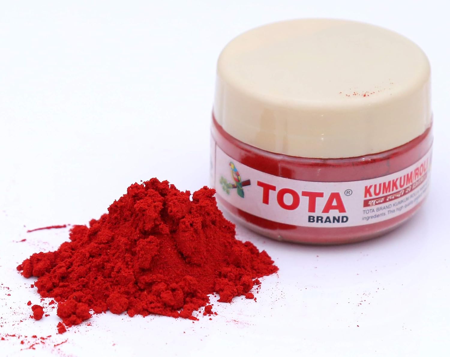 TOTA Pure Kumkum Haldi Roli for Puja Tilak (150 gm - 25gm Each, Red) - Combo of 6 Boxes