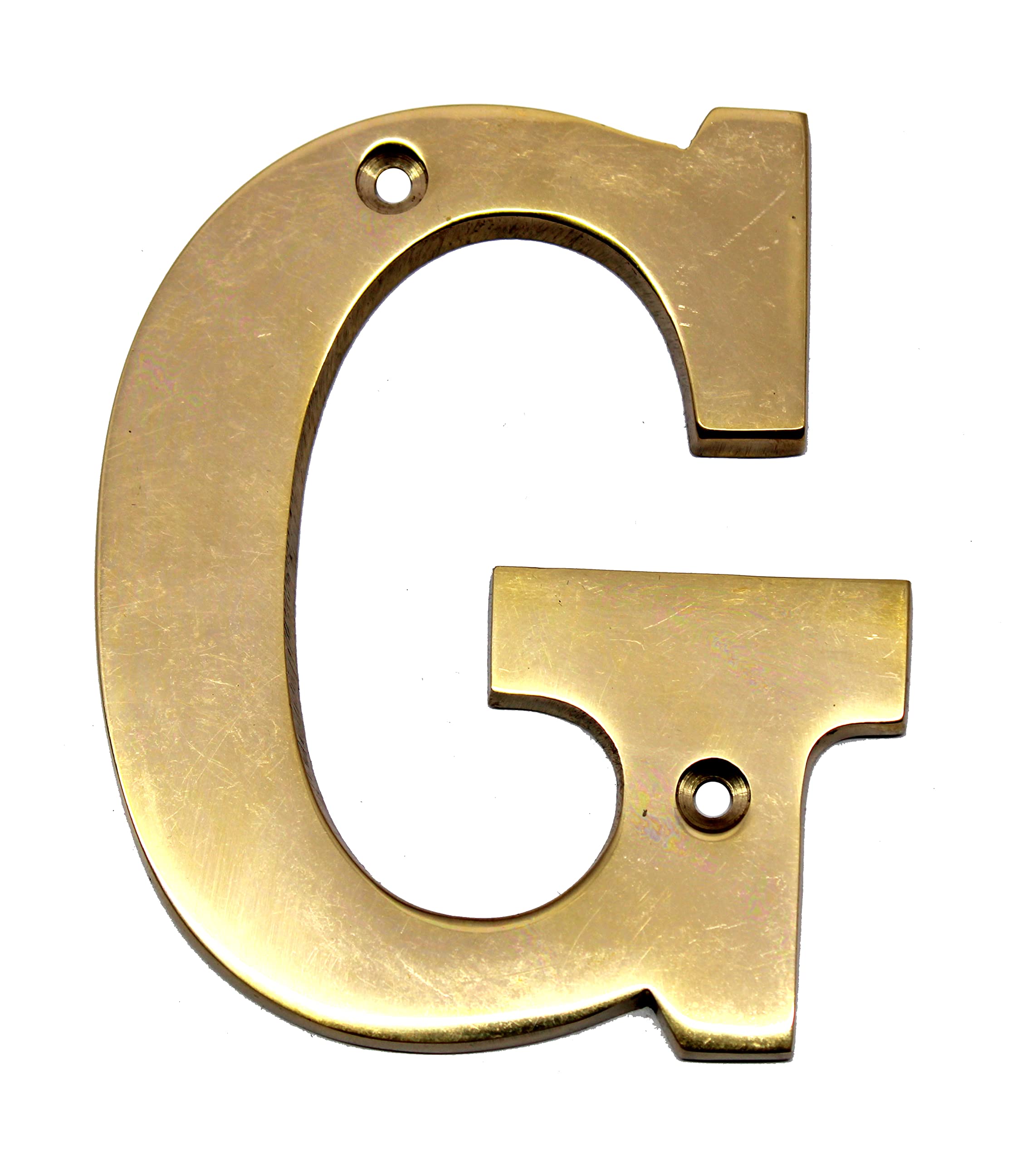 eSplanade Brass House Hotel Door Name Alphabets - Wall Door Plaque Alphabet Letter - Golden - 4" Inches (All Alphabets- 4")