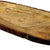 KLEO Serving Tray Platter Dish for Home and Kitchen Tableware Serveware - Wooden - 12" & 16" Diameter - Brown