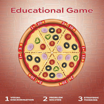 Pizza Games for Kids Ages 5-8, Unique Pizza Party Games, Cool Smart Learning Games Gifts for Boys and Girls, Fun Pretend Play Family Travel Games, Yuka Champs Educational Strategy Board Games