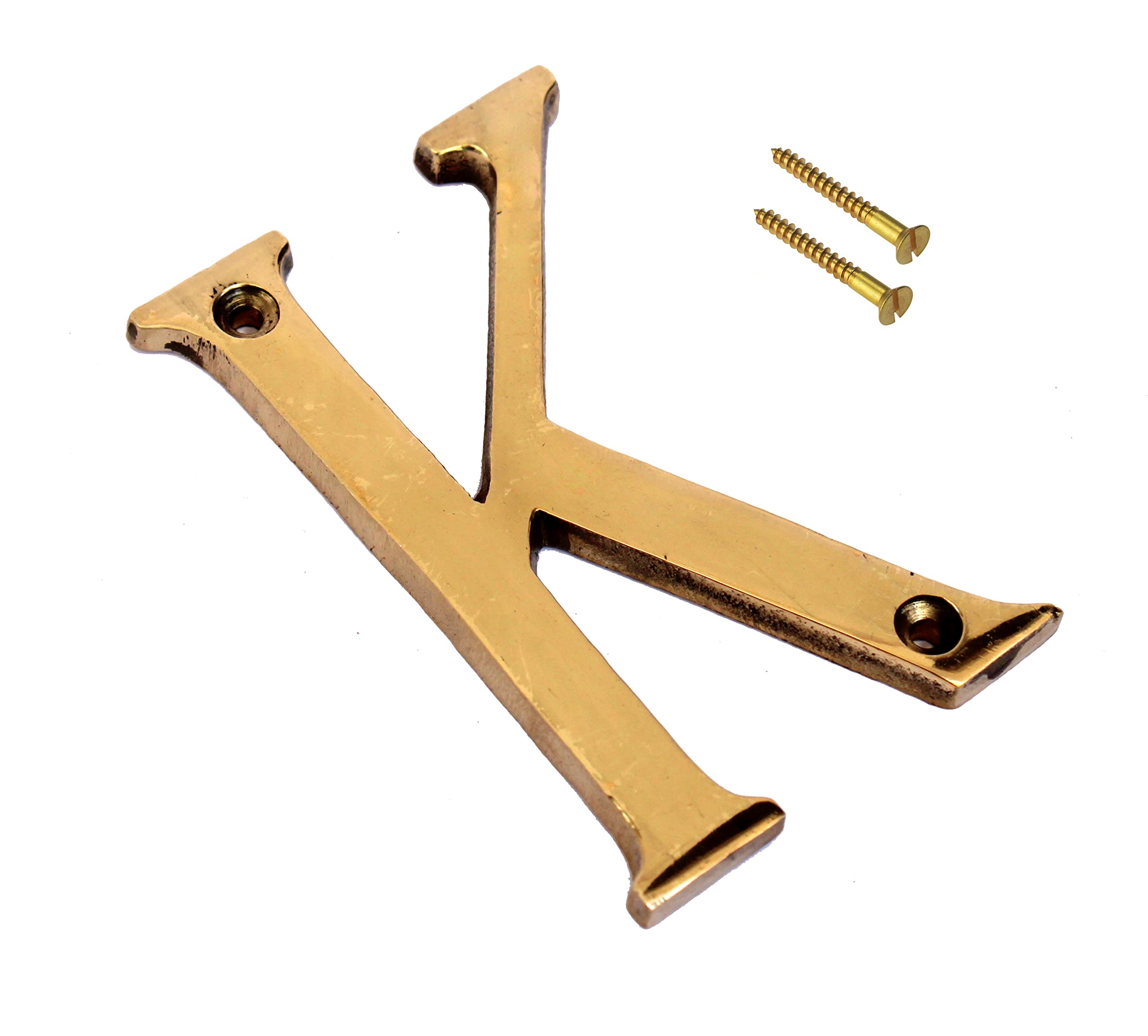 eSplanade - Brass House Hotel Door Name Alphabets - Wall Door Plaque Letter Alphabets - 3" Inches - Golden ("All Alphabet-3")