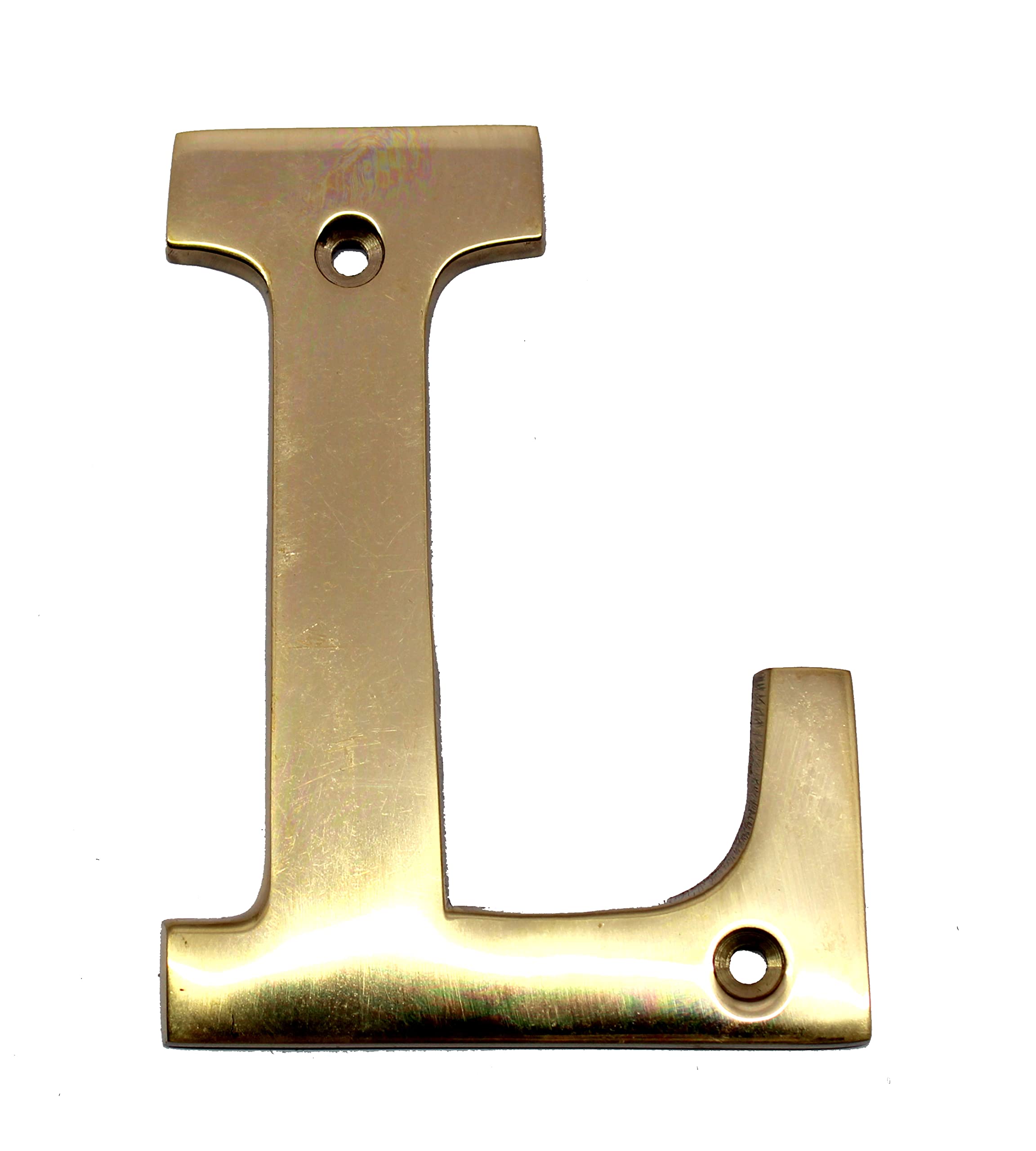 eSplanade Brass House Hotel Door Name Alphabets - Wall Door Plaque Alphabet Letter - Golden - 4" Inches (All Alphabets- 4")