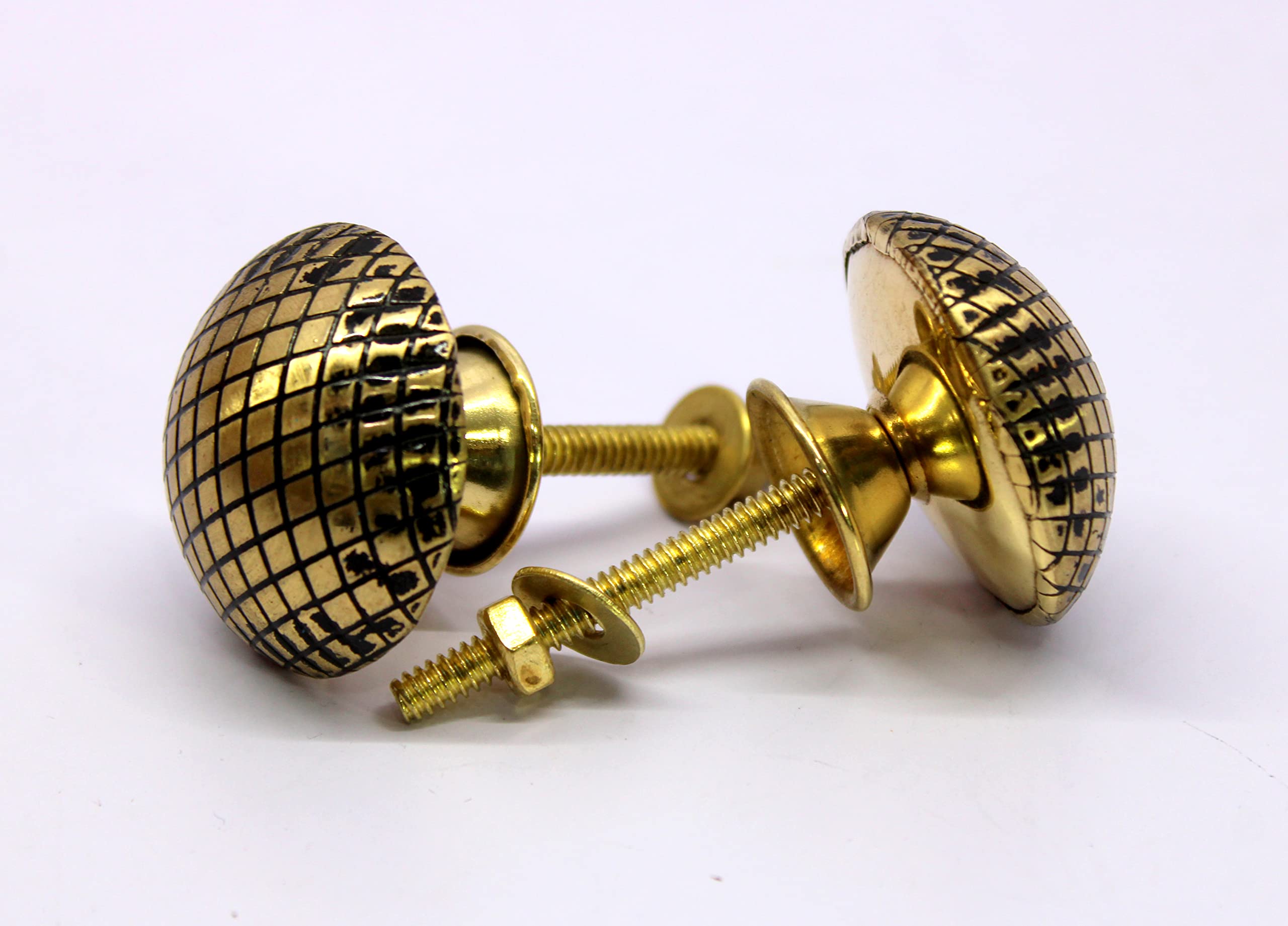 eSplanade Cupboard Drawer Copper Knobs | Drawer Handles | Cupboard Pulls - Set of 2